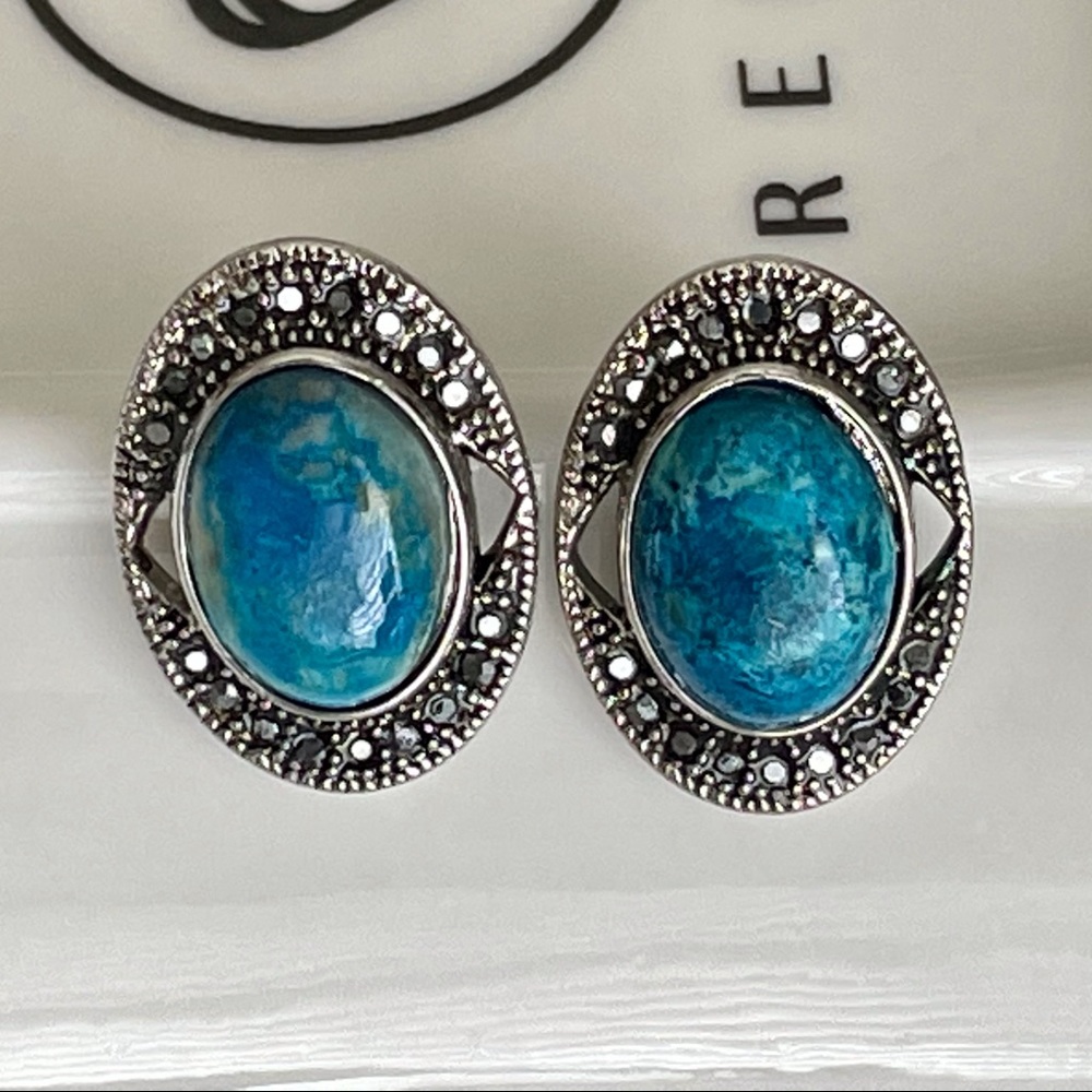 Silver & Turquoise Earrings